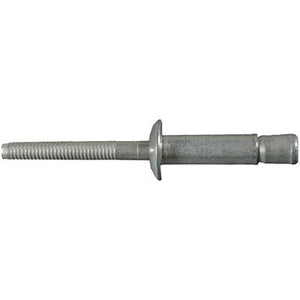 Auveco® 12092 Protruding Head Monobolt® Fastening System Rivet, 1/4 in Dia x 0.55 in L x 0.08 to 0.375 in Grip Range