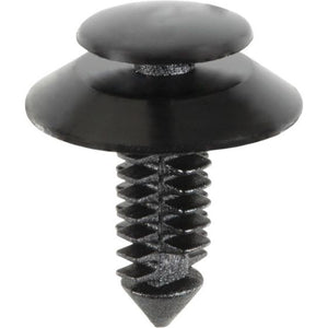 Auveco® 12565 Double Head Door Trim Panel Retainer, (1/2 in Dia Top x 25/32 in Dia Bottom) Head, Nylon, Black