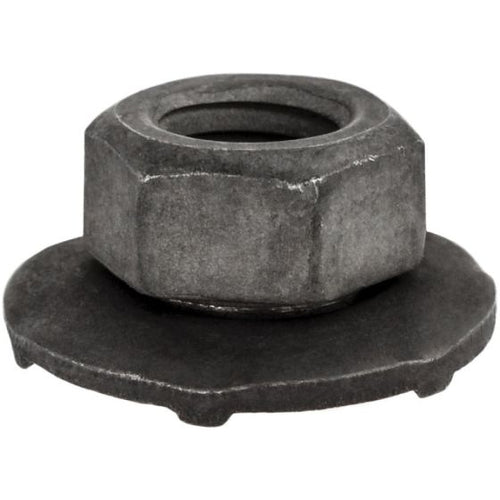 Auveco® 12595 Type A Toothed Free Spinning Washer Nut, M6 x 1 mm x 7 mm H x 10 mm Across Flats x 16 mm OD, Phosphate