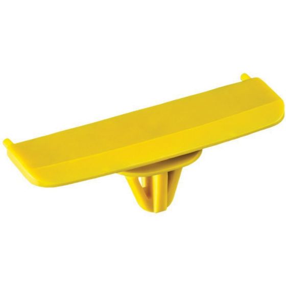 Auveco® 20968 Wheel Lip Molding Clip, (15 x 51 mm) Head, Nylon, Yellow