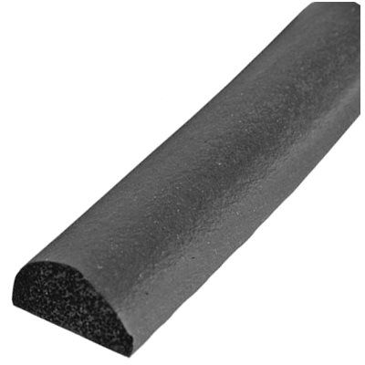 Auveco® 4738 Half Round Closed Cell Sponge Rubber Weatherstrip, 1/2 in