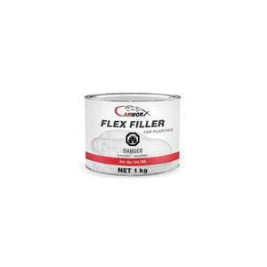 Carworx 134796 Flex Filler, 1 kg, Dark Gray, Paste