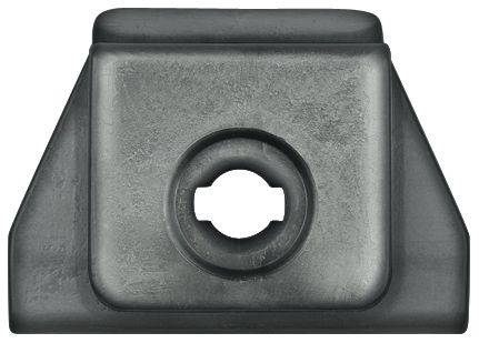 (25) BLACK NYLON FRONT BUMPER COVER RET.