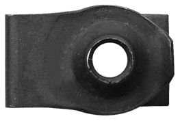 (50/BAG) BLK. FINISH SHORT EXTRUDED U NU