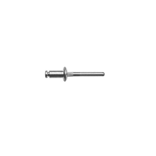 Disco Automotive Hardware 4007B Peel-Type Window Regulator Rivet, 1/4 in Dia x 1/32 to 9/64 in Grip Range, Aluminum