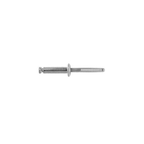 Disco Automotive Hardware 4008MT Peel-Type Glass Stop Rivet, 1/4 in Dia x 33/64 to 19/32 in Grip Range, Aluminum