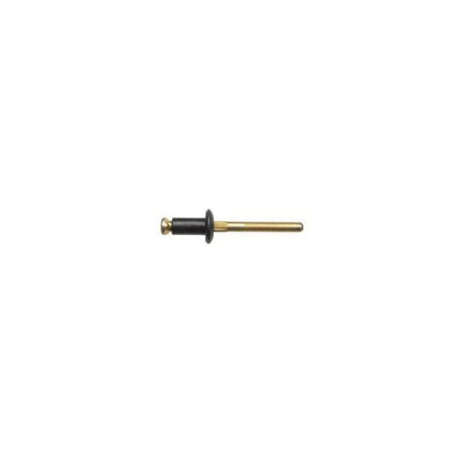 Disco Automotive Hardware 4009MT Outside Door Handle Rivet, 1/4 in Dia x 3/32 to 1/8 in Grip Range, Aluminum, Black