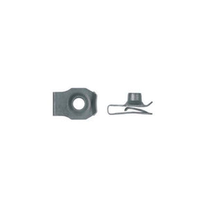 Disco Automotive Hardware 5412MT Extruded U-Nut, 3/8 in - 16 TPI Screw, Black