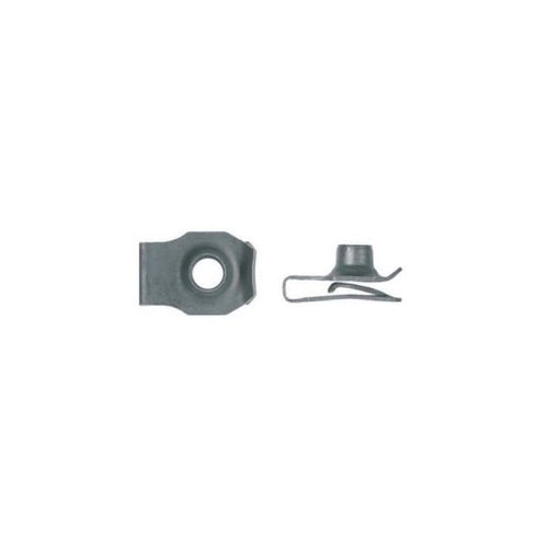 Disco Automotive Hardware 5412PK Extruded U-Nut, 3/8 in - 16 TPI Screw, Black