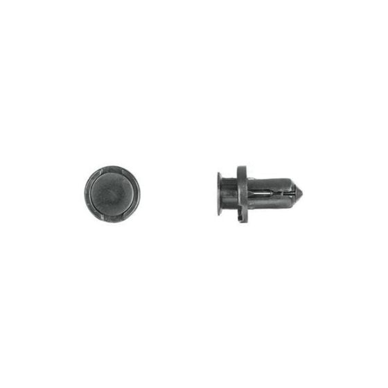 Disco Automotive Hardware 9294PK Push-Type Retainer, 15 mm L Stem x 25/64 in Hole, Nylon, Black