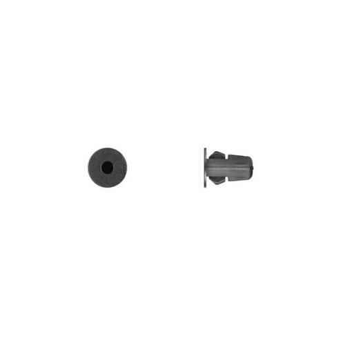Disco Automotive Hardware 9912MT Fender Liner Screw Grommet, #12 Screw x 16 mm Dia Head x 19 mm L Stem, Nylon, Black