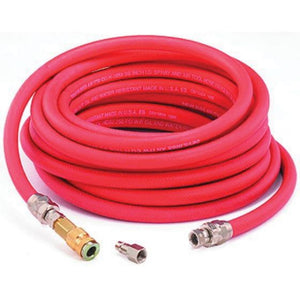 DevilBiss® 220004 3-Piece Reusable Air Hose Assembly, 50 ft, 5/16 in ID x 5/8 in OD, Synthetic Rubber