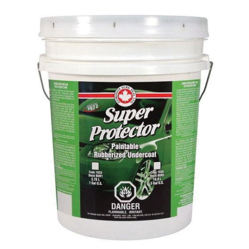 DOMINION SURE SEAL BUR5 Quick Dry Undercoating, 5 gal Pail, Black