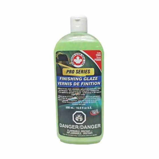 DOMINION SURE SEAL PS088 Pro Series Finishing Glaze, 16.9 oz Bottle, Paste, Light Green