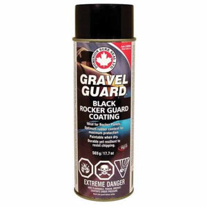DOMINION SURE SEAL SVG124US Gravel Guard, 503 g Can, Black, Aerosol, Coarse Texture