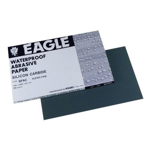 KOVAX® 131-0600 Sanding Sheet, 5-1/2 in W x 9 in L, 600 Grit, P600-A Grade, Silicon Carbide