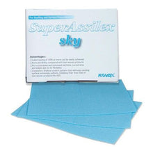 Load image into Gallery viewer, KOVAX® Super Assilex® 191-1508 Sanding Sheet, 130 mm W x 170 mm L, 600 Grit, Aluminum Oxide Abrasive, Sky, Dry