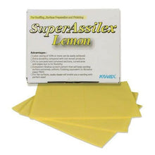 Load image into Gallery viewer, KOVAX® Super Assilex® 191-1509 Sanding Sheet, 130 mm W x 170 mm L, 800 Grit, Aluminum Oxide Abrasive, Lemon, Dry