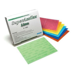 KOVAX® Super Assilex® 191-2517 Sanding Sheet, 130 mm W x 170 mm L, 240 Grit, K-240 Grade, Ceramic Alumina, Brown