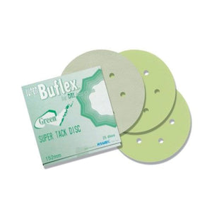 KOVAX® Super Buflex® 193-1535 Sanding Disc, 6 in Dia, 2000 Grit, Green, Dry, Hook and Loop Attachment, 7 Holes