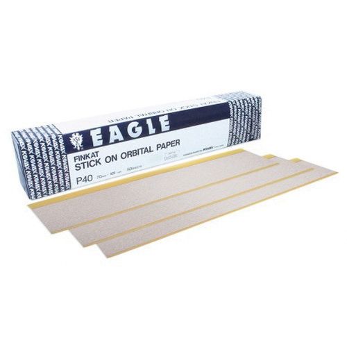 KOVAX® Finkat 450-0080 File Sheet, 2-3/4 in W x 16-1/2 in L, 80 Grit, Dry, Stickon (PSA) Attachment