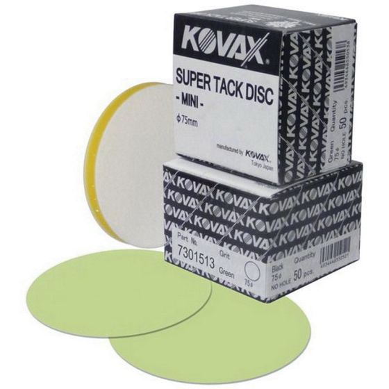 KOVAX® Super Buflex® 730-1513 Abrasive Disc, 3 in, 2000 Grit, Super-Tack Attachment, Green