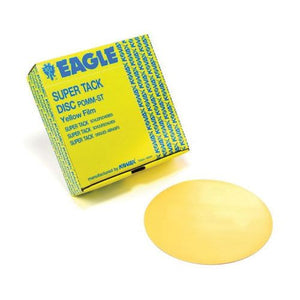KOVAX® 778-2000 Sanding Disc, 6 in Dia, 2000 Grit, Aluminum Oxide Abrasive, Yellow, Dry, Super-Tack Attachment