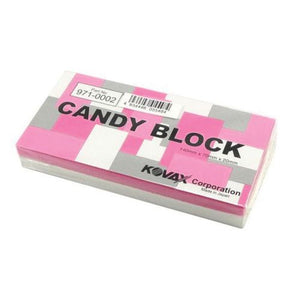 KOVAX® 971-0002 Candy Block Pad, 70 mm W x 140 mm L, 20 mm THK, Paper Backing Attachment, Semi Soft Foam