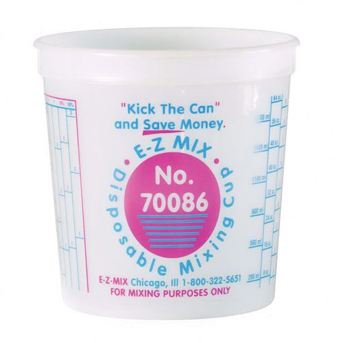 E-Z Mix® 70086 Disposable Mixing Cup, 2.5 qt