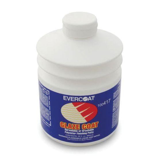 EVERCOAT® GLAZE® COAT 100417 Flexible Polyester Glazing Putty, 30 oz Pump, Thixotropic Liquid
