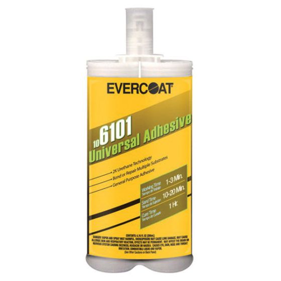 EVERCOAT® 106101 Universal Adhesive, 200 mL Bottle, Beige, Liquid, 1 hr Curing