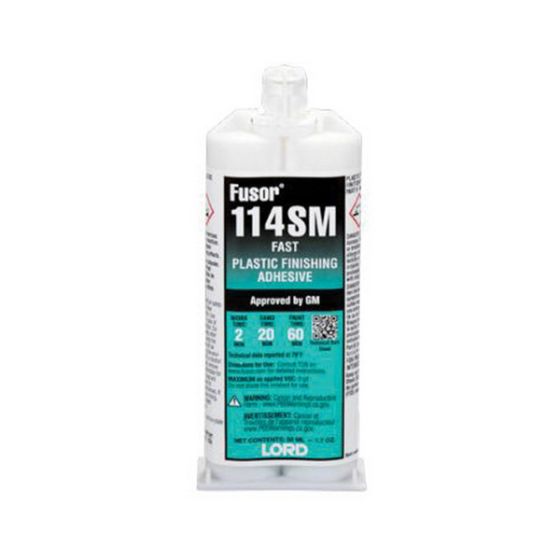 Fusor® 114SM Fast Finishing Adhesive, 1.7 oz Cartridge, Red, 2K Component, 60 min Curing