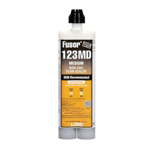 Fusor® 123MD 2-Part Medium Non-Sag Seam Sealer, 10.1 oz Cartridge, White, Paste, 36 hr Curing