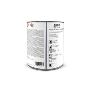 High Teck™ 2820-1 Premium Body Filler, 1 gal, Gold, Paste, 1.5 lb/gal VOC
