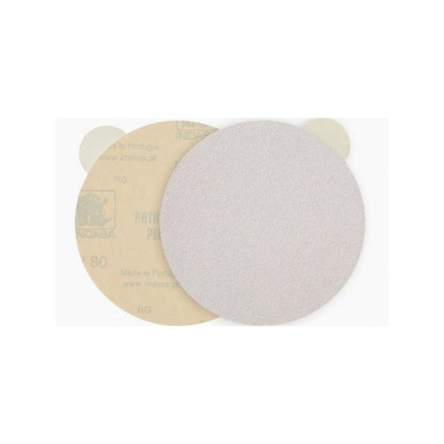 INDASA 1060-180 Rhynostick Plus Line Abrasive Solid Disc, 6 in Dia, 180 Grit