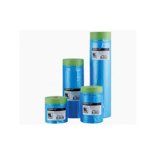 INDASA 462980 Masking Film, 47 in W x 27 yd, 0.13 mil THK, Blue, Polyethylene