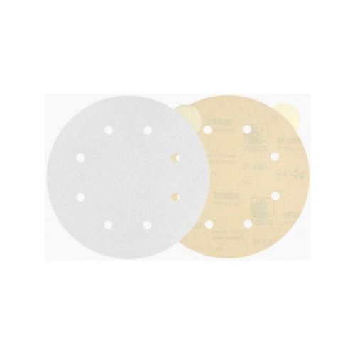 INDASA 50-400 Rhynostick White Line Abrasive Solid Disc, 5 in Dia, 400 Grit