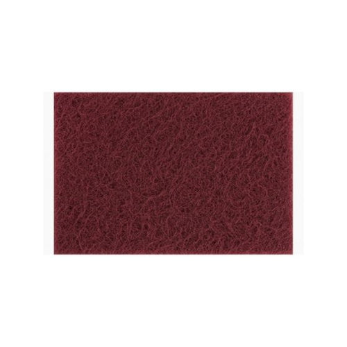INDASA 8500B Web Scuff Pad, 6 in L x 9 in W, Medium-Grade, Burgundy