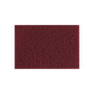 INDASA 8500B Web Scuff Pad, 6 in L x 9 in W, Medium-Grade, Burgundy