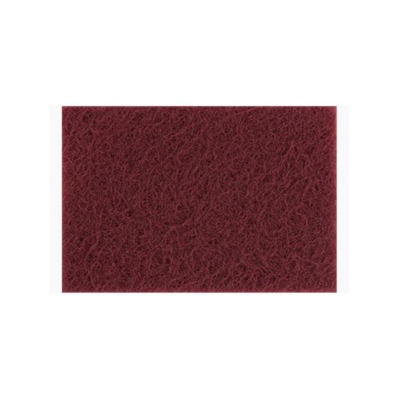 INDASA 8500B Web Scuff Pad, 6 in L x 9 in W, Medium-Grade, Burgundy