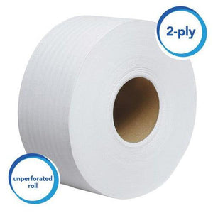 Scott™ 07805 Standard Jumbo Essential Toilet Paper Roll, 1000 ft x 3.55 in, 2 Plys