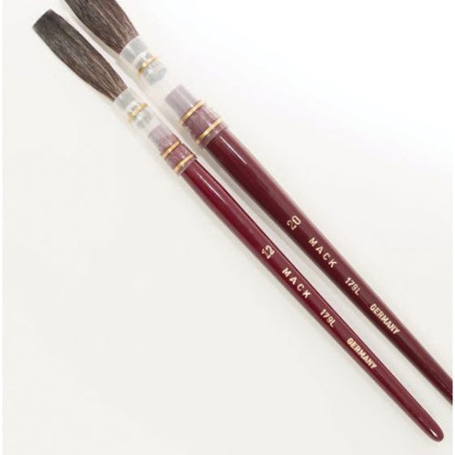ANDREW MARK 179L-10 179L Series Kazan Squirrel Hair Lettering Pencil Quill, #10 Brush, 1-3/8 in L, Brown
