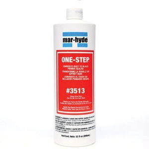 Mar-Hyde™ One-Step™ 3513 Rust Converter, 1 qt Bottle, Transparent White