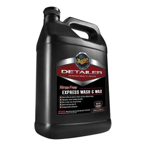 Meguiar's® Detailer D11501 Rinse Free Express Wash and Wax, 1 gal Can, Greenish-Blue, Liquid