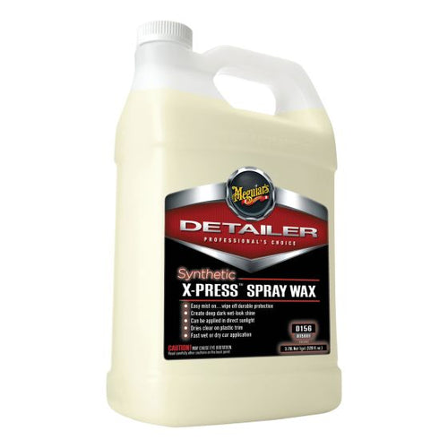 Meguiar's® Detailer D15601 Synthetic X-Press Spray Wax, 1 gal Can, Shine, Light Milky, Liquid