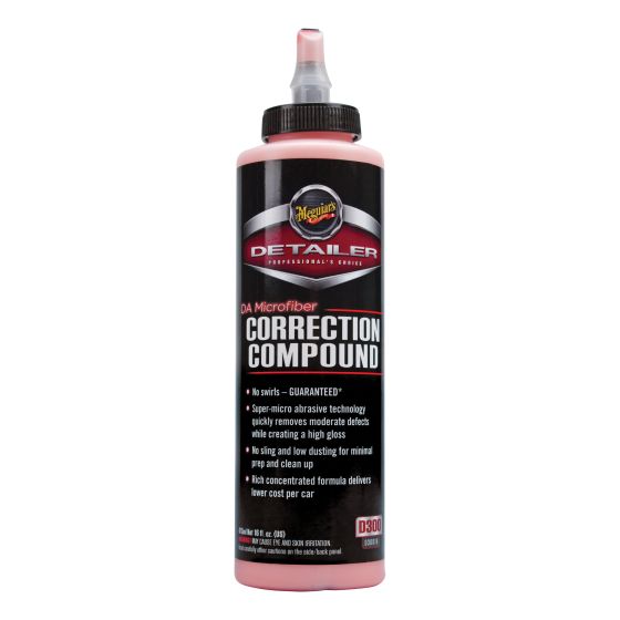 Meguiar's® Detailer D30016 Microfiber Correction Compound, 16 oz Bottle, High Gloss Creamy Red, Liquid