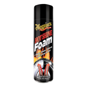 Meguiar's® Hot Shine G13919 Tire Foam, 19 oz Aerosol Can, White Foam, Liquid