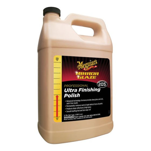 Meguiar's® Mirror Glaze® M20501 Ultra Finishing Polish, 1 gal Can, High Gloss, Creamy White, Liquid