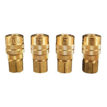Load image into Gallery viewer, Milton® Kwik-Change® S-715 M-Style Coupler, 1/4 in, FNPT, Brass