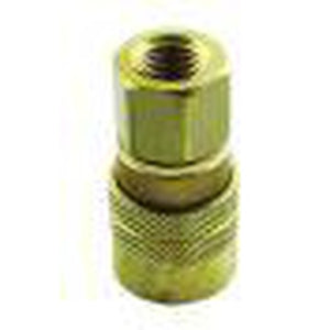 Milton® Kwik-Change® S-715 M-Style Coupler, 1/4 in, FNPT, Brass